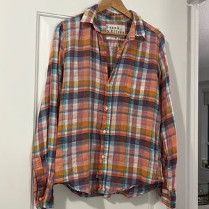 Frank and Eileen linen button down